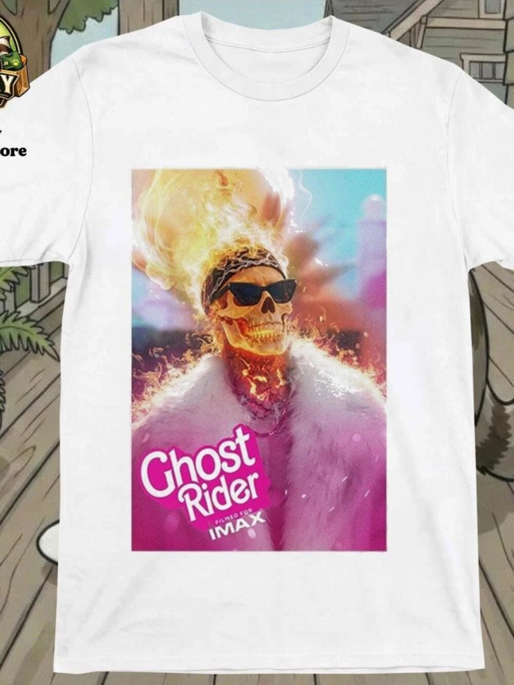 Ryan Gosling Barbie Ghost Rider Shirt